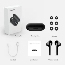 Bluetooth V5.0 - toque operar fone de ouvido - cancelamento de ruído - TWS sem fio fones de ouvido duplos