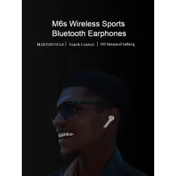 Bluetooth V5.0 - toque operar fone de ouvido - cancelamento de ruído - TWS sem fio fones de ouvido duplos