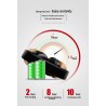 Auscultadores Bluetooth sem fio - cancelamento de ruído - dobrável - baixo estéreo - auriculares ajustáveis com microfone