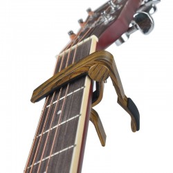 Capo de alumínio para guitarras elétricas e acústicas - clip