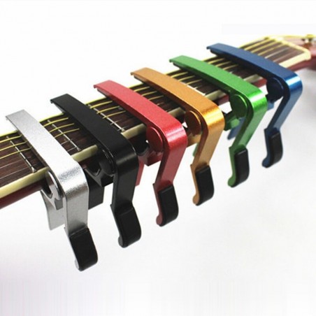 Capo de guitarra de alumínio - grampo de mudança rápida - ajuste de tom