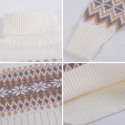 Winter long sweater - mini dress with turtleneckDresses