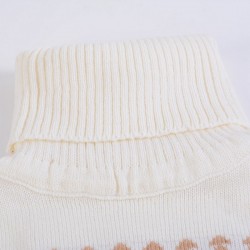 Inverno camisola longa - mini vestido com decote