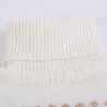 Inverno camisola longa - mini vestido com decote