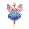Crystal flying angel - broochBrooches