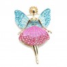 Crystal flying angel - broochBrooches