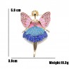 Crystal flying angel - broochBrooches