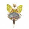 Crystal flying angel - broochBrooches