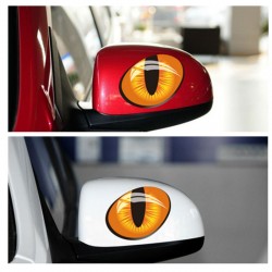 Cat Eyes car sticker - 3D reflective - 10 * 8cmStickers