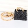 Crystal black handbag - keychainKeyrings