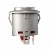 12V Interruptor momentâneo do botão do impulso do diodo emissor de luz de 22mm - à prova d'água - início do motor do carro - met
