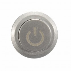 12V 22mm LED momentary push button switch - waterproof - car engine start - metalSwitches
