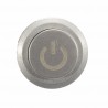 12V Interruptor momentâneo do botão do impulso do diodo emissor de luz de 22mm - à prova d'água - início do motor do carro - met