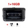 Android 8.0 Quad Core DVD GPS - rádio de carro para Volkswagen VW Skoda Octavia Golf 5 6 Touran Passat B6 Jetta Polo Tiguan