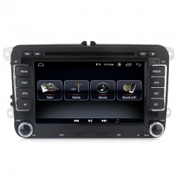 Android 8.0 Quad Core DVD GPS - rádio de carro para Volkswagen VW Skoda Octavia Golf 5 6 Touran Passat B6 Jetta Polo Tiguan