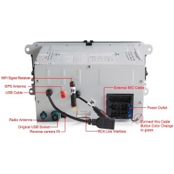Android 8.0 Quad Core DVD GPS - rádio de carro para Volkswagen VW Skoda Octavia Golf 5 6 Touran Passat B6 Jetta Polo Tiguan