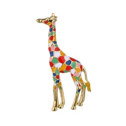Enamel giraffe - elegant broochBrooches