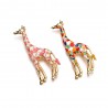 Enamel giraffe - elegant broochBrooches