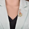 Enamel giraffe - elegant broochBrooches