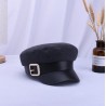 Fashion cap with leather visor & beltHats & Caps
