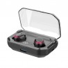 X10 - Bluetooth tws earbuds - LED display- fones de ouvido sem fio - 8D fone de ouvido estéreo com 3000m Ah caso de carregamento