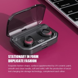 X10 - Bluetooth tws earbuds - LED display- fones de ouvido sem fio - 8D fone de ouvido estéreo com 3000m Ah caso de carregamento