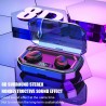 X10 - Bluetooth tws earbuds - LED display- fones de ouvido sem fio - 8D fone de ouvido estéreo com 3000m Ah caso de carregamento