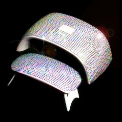 Adesivo brilhante 3D para 6W/24W lâmpada de secador de unhas UV - auto-adesivo