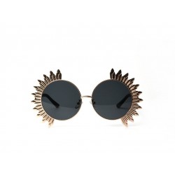 Vintage round sunglasses with rivets - UV 400Sunglasses