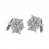Silver snowflakes - cufflinksCufflinks