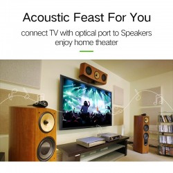 Ugreen Toslink - cabo óptico digital - adaptador de áudio 1m - 1.5m - 2m - 3m