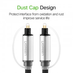 Ugreen Toslink - cabo óptico digital - adaptador de áudio 1m - 1.5m - 2m - 3m
