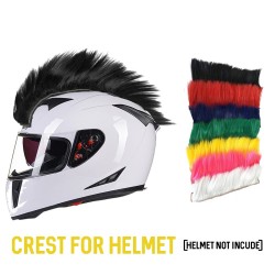 Cabelo estilo punk para motocicleta & capacetes de esqui
