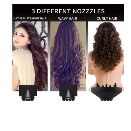 3 em 1 secador de cabelo - curler - alisador - volumizing - soprador de ar iônico