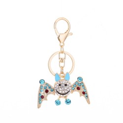 Crystal smiling bat - keyringKeyrings