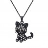 Crystal kitten - elegant necklaceNecklaces