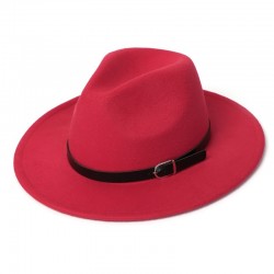 Chapéu de algodão na moda com cinto decorativo