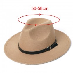 Chapéu de algodão na moda com cinto decorativo