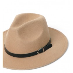 Chapéu de algodão na moda com cinto decorativo