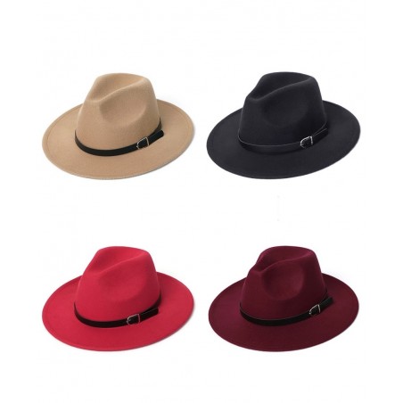 Chapéu de algodão na moda com cinto decorativo