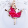 Dancing crystal ballerina - keyringKeyrings