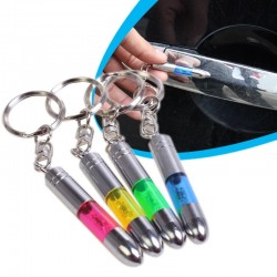 Chaveiro de metal antiestático - LED embutido