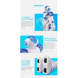 Robô JJRC R2 RC Cady - Controle de gestos IR - brinquedo RC inteligente de dança