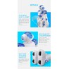 Robô JJRC R2 RC Cady - Controle de gestos IR - brinquedo RC inteligente de dança