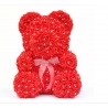 Urso rosa - urso feito de rosas infinitas com diamantes - 25 cm - 35 cm