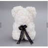 Urso rosa - urso feito de rosas infinitas com diamantes - 25 cm - 35 cm