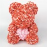 Rose bear - bear made from infinity roses with a heart - 25cm - 35cmValentine's day