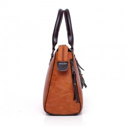 Bolsa de couro elegante - conjunto de 4 peças