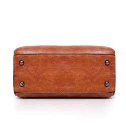 Bolsa de couro elegante - conjunto de 4 peças