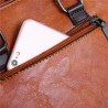 Bolsa de couro elegante - conjunto de 4 peças